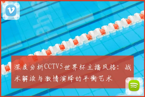 深度分析CCTV5世界杯主播风格：战术解读与激情演绎的平衡艺术